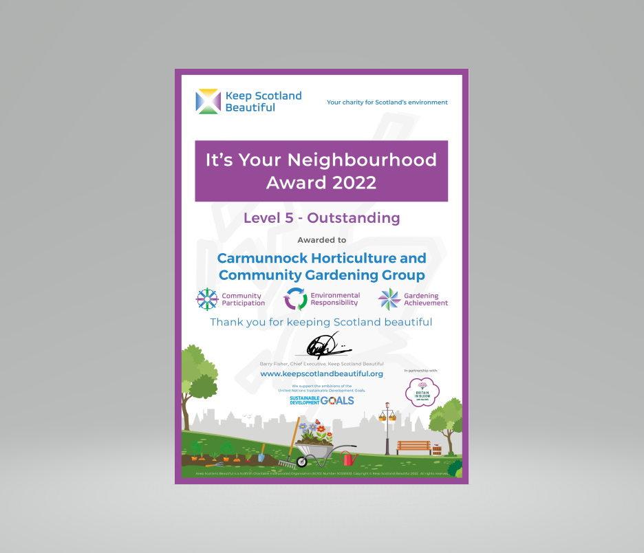 It's Your Neighbourhood - Outstanding Award