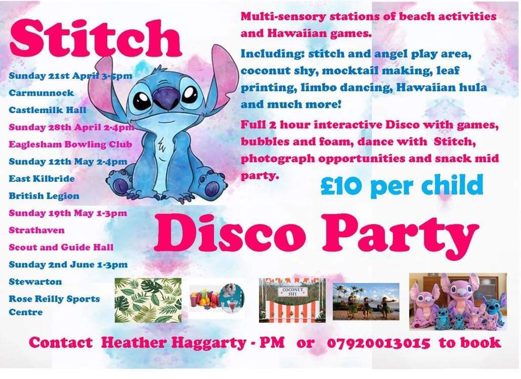Stitch Disco Party