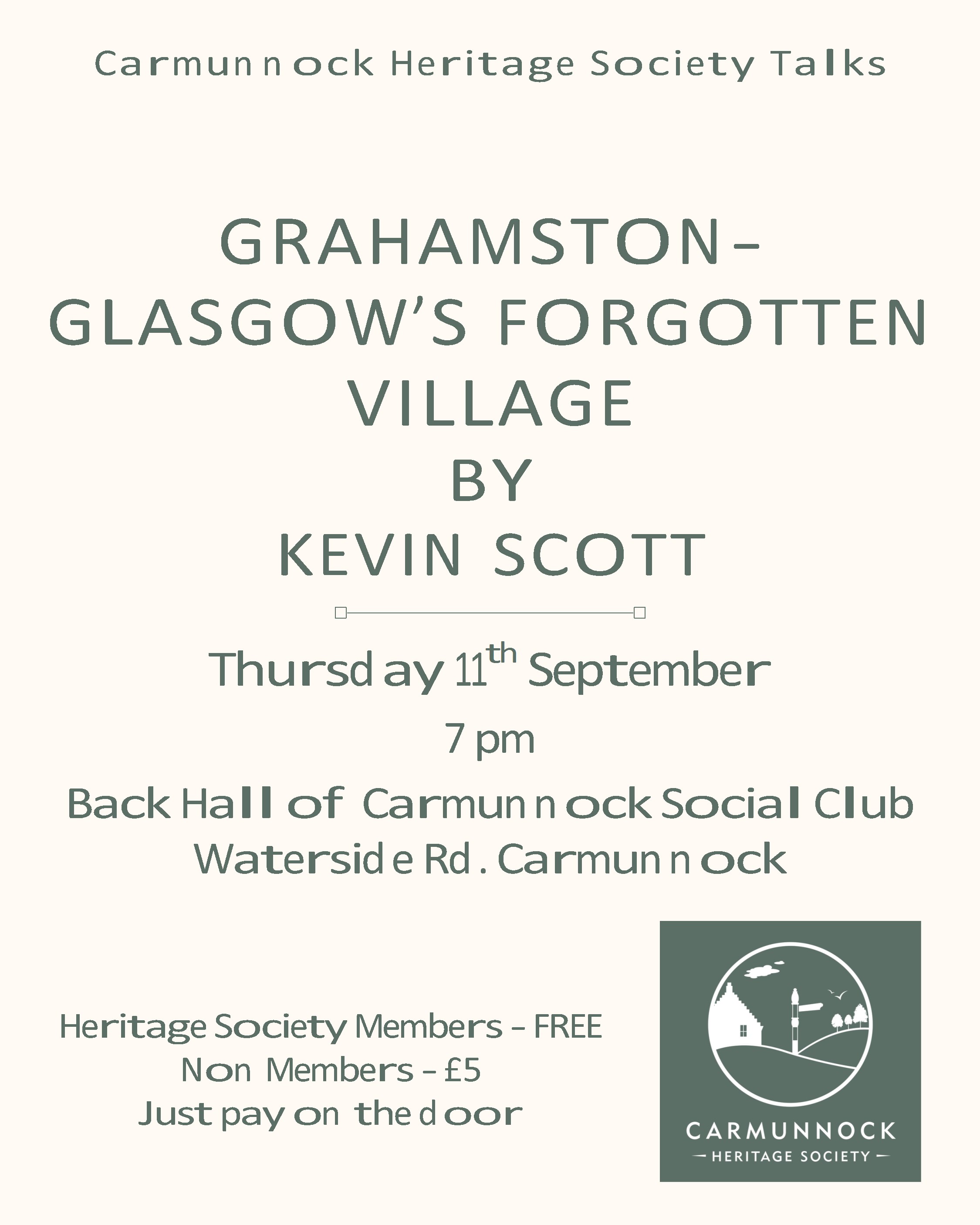 Heritage Society Talk