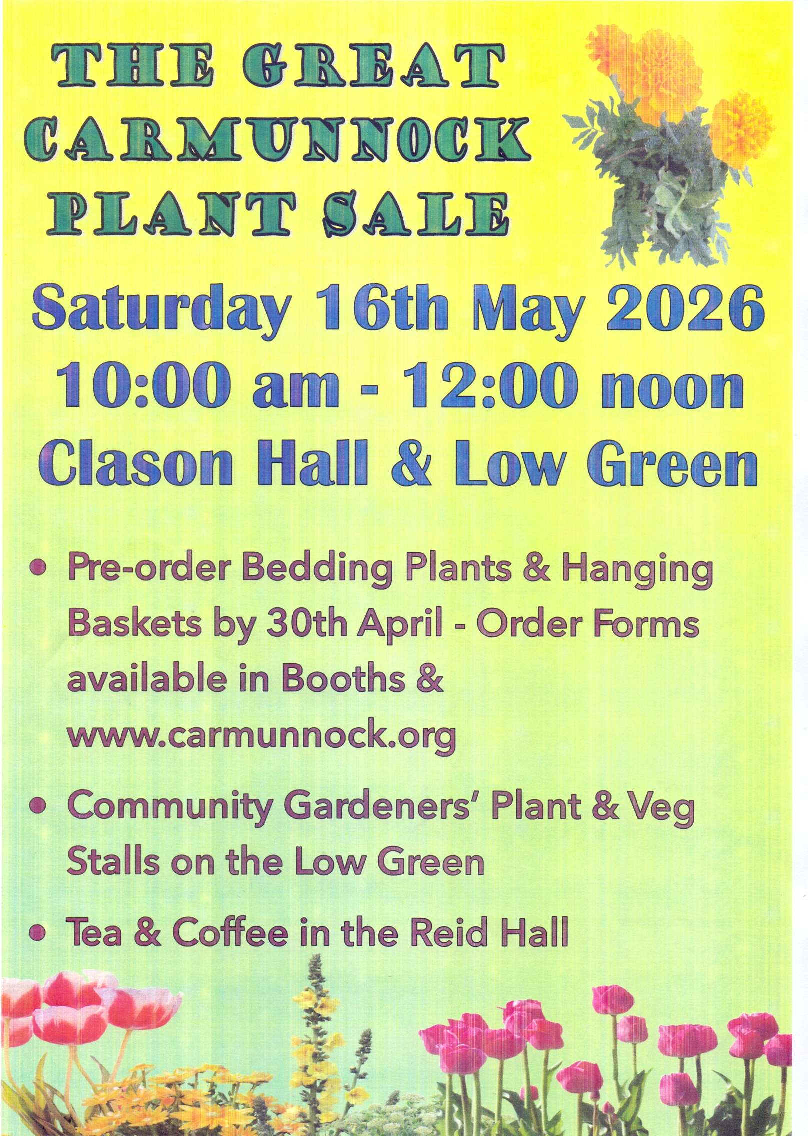 The Great Carmunnock Plant Sale 2026