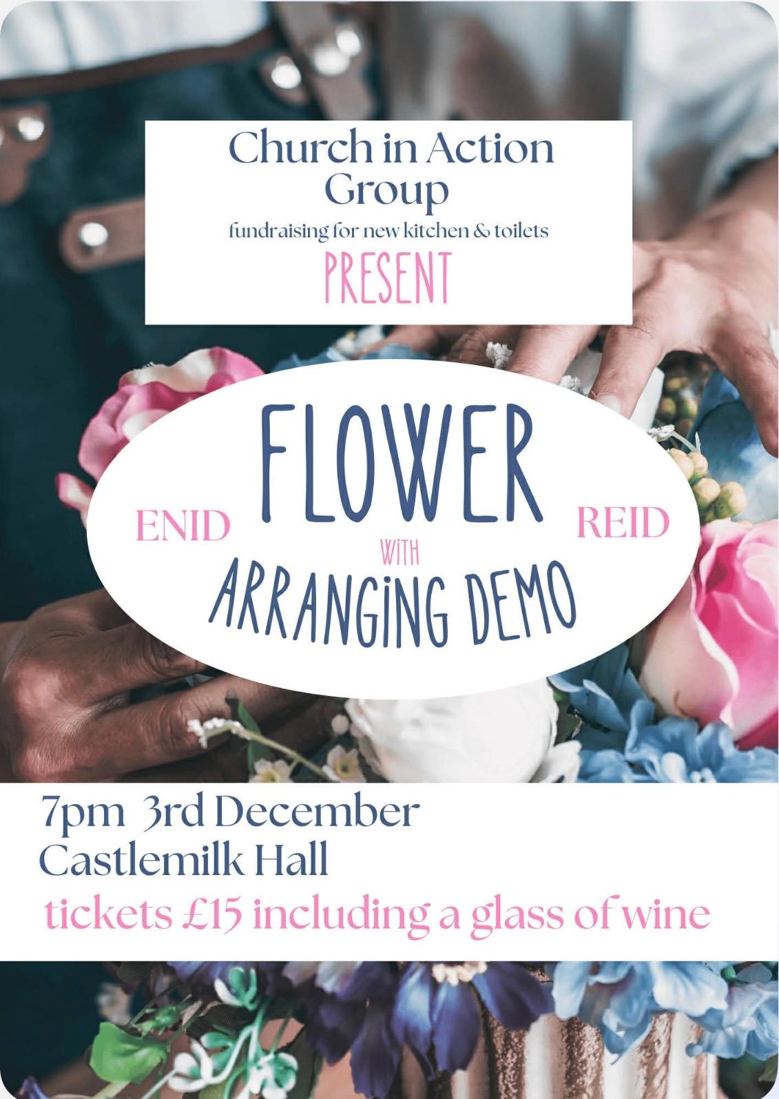 Flower arranging with Enid Reid
