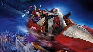 Picture of Santa;s Sleigh airborne