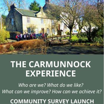 Carmunnock Community Survey Launch Poster