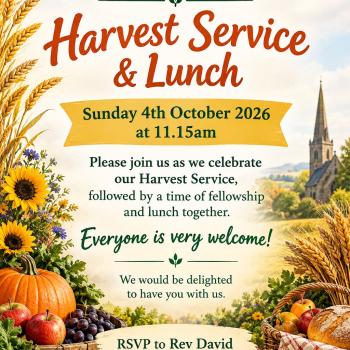 Harvest Service and lunch